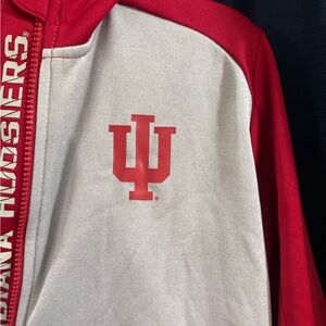 Indiana Hoosiers Red & White Varsity Jacket